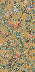 Панно Райский сад Золотой матовый обрезной (из 3-х частей 60x119.5x0.9) 180x119.5x0.9
