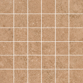 Декор Руссильон Мозаичный оранжевый светлый матовый обрезной 30x30x0.9