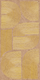 Плитка Руссильон Оранжевый светлый матовый обрезной 30x60x0.9