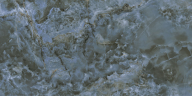 Плитка Сен-Тропе Синий глянцевый обрезной 60x119.5x0.9