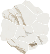 Декор Марсель Наборный бежевый светлый матовый обрезной 31.5x34.2x0.9