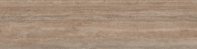 Ступень Про Травертин Фронтальная клееная коричневый светлый матовый обрезной 33x119.5x0.9