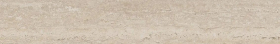Плинтус Про Травертин Бежевый светлый матовый обрезной 60x9.5x0.9