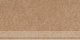 Ступень Руссильон Фронтальная оранжевый светлый матовый обрезной 30x60x0.9