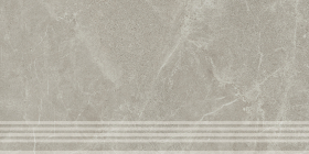 Ступень Эстерель Фронтальная серый светлый матовый обрезной 30x60x0.9