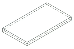 Ступень Аура X2 Классик Пэппер Угловая Левая 33x120