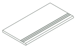 Ступень Аура X2 Классик Оак Закругленная Грип 30x120