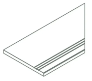 Ступень Аура X2 Классик Голд Бортик Грип Правый 30x120