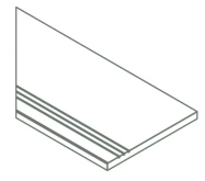 Ступень Аура X2 Классик Оак Бортик Грип Левый 30x120