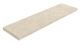 Ступень Тиволи Уайт Угловая Левая 33x120