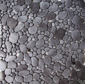 Мозаика Gravel Антрацит асфальтовый гравий Антислип 30.5x30.5