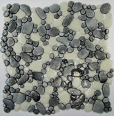 Мозаика Gravel Mix6 растяжка гравий 30x30