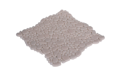 Мозаика Gravel Светло-бежевый гравий антислип 30.5x30.5