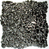 Мозаика Gravel Черный гравий антислип 30.5x30.5