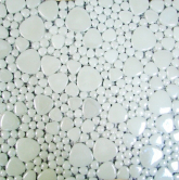 Мозаика Raindrop Белый перламутровый гладкие камешки 30.5x30.5