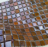Мозаика Моноколор SP25-2022 горчичный перламутровый 31.5x31.5