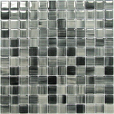 Мозаика Crystal Серый разнотоновый микс 31.5х31.5
