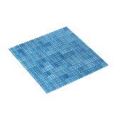 Мозаика Crystal Голубой разнотоновый микс 31.5х31.5