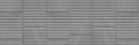 Плитка Континуум/Continuo Грэй рельеф мелкие линии 32.5x100