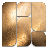 Панно Силуэт Модульное металл глянцевый 30х30х1.6