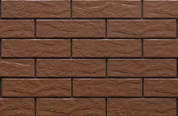 Клинкерная плитка Elewacja Rustiko brazowa спец. 24.5x6.5