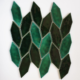 Мозаика Orro Mosaic Ceramic Green Garden с кракелюромx8 30x30