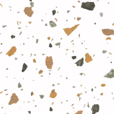 Керамогранит Terazzo Blanco Matt Glossy Ink 60x60
