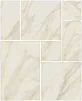 Керамогранит Opus Calacatta Modulare 39 (комплект 2шт 20x20. 1шт 20x40. 2шт 40x40. 1шт 40x60.8)