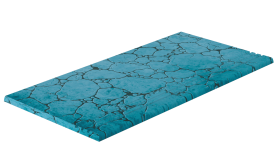 BBSCL Ступень Serapool Natural Series Blue Bead Left Antislip 33х66