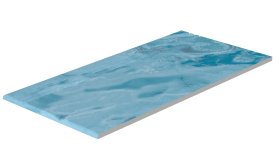 BBSCR Ступень Serapool Natural Series Blue Bead Right Antislip 33х66