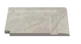 Бордюр Serapool Terrace Antislips Natural Series Угол фарфорового поручня наружный Beige Stone 30x30