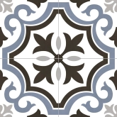 Керамогранит Halcon Dublin Pre-Cut Blue Matt 45x45