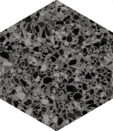Керамогранит DNA Tiles Terrazzo Graphite 32x36.8