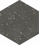 Керамогранит DNA Tiles Terrazzo Graphite Colours 32x36.8