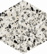Керамогранит DNA Tiles Terrazzo Grey 32x36.8