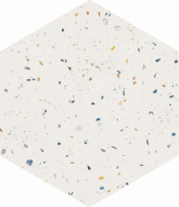Керамогранит DNA Tiles Terrazzo White Colours 32x36.8