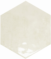 Плитка DNA Tiles Spark Hex Ivory Glossy 15x17.3