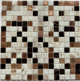 Мозаика Pixmosaic Прессованное стекло 134 из стекла 20x20х4 31.6x31.6