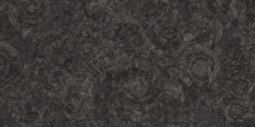 Керамогранит Versace Meteorite Megabarocco Nero R 60x120