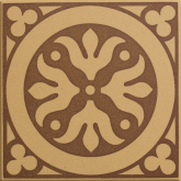 Декор Метлахская плитка 100E011D301 ENC 11 Cognac (Red) 10x10