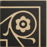 Декор Метлахская плитка 100E018A301 ENC 18A Cognac (Black) 10x10