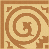 Декор Метлахская плитка 150E040A301 ENC 40A Cognac (Red) 15x15