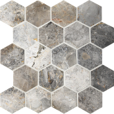 Мозаика Мозаика из мрамора Hexagon VLgP 30.5x30.5