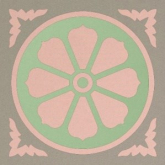 Декоративная вставка Метлахская плитка 100N004D007 ENC04 Caen 07 (IGRP RSU PIS) 10x10