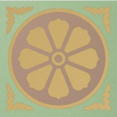 Декоративная вставка Метлахская плитка 100N004D010 ENC04 Caen 10 (IPIS COG RSV) 10x10