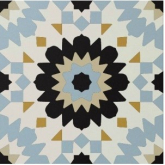 Декор Метлахская плитка 150N511D003 Decor Amsterdam 03 (NOI, BAS, ONT, BEP, JAU) 15x15