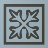 Декоративная вставка Метлахская плитка 050N001D004 ENC01 Patte 04 (ANT. BEP) 5x5