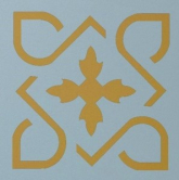 Декоративная вставка Метлахская плитка 070N007D002 ENC07 Vico 02 (BEP. JAU) 7x7