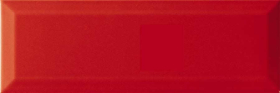 Плитка Vitaminic Rojo Brillo Bisel 30x10